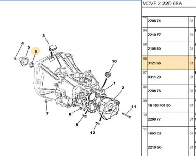 PSA 3121.66 Prızdırek Keçesı 312166 210560