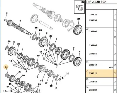 PSA 2343.11 Masura Bılya 91536520 234311