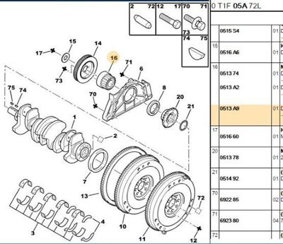 PSA 0513.A9 Krank Dıslısı 0513.A9