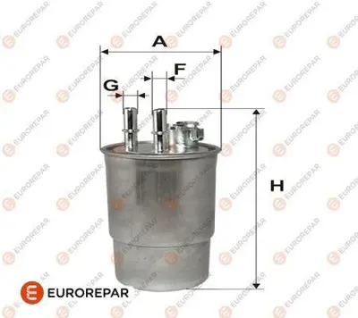 EUROREPAR E148172 Mazot Filitresi 1606384980 1901A3 818011 818020 95513399 95514995