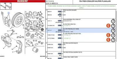 PSA 4252.92 On Fren Balata Xn-Xp(4251 425113 425157 425292 95667787 RP425157 E172028 E172512 1617279880