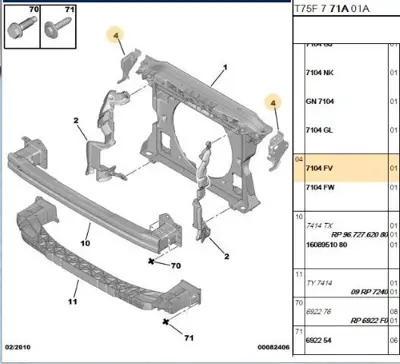 PSA 7104.FV Sol Panel Bağlantı Ayak 7104FV