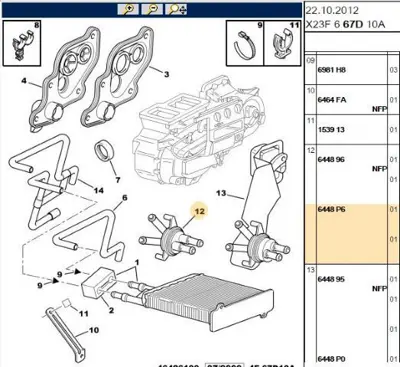 PSA 6448.P6 Kalorıfer Muslugu 6448P6