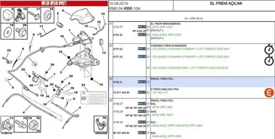 PSA 4746.21 El Freni Teli C4pc 474621