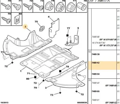PSA 7489.42 Kasa Alt Koruması 1345518080 748939 748942 748950