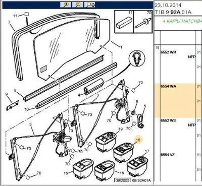 PSA 6554.WA Cam Kumanda Düğmesi 6554WA