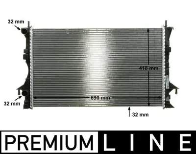 BEHR MAHLE CR 461 000P Radiatorrenault Espace Iıı 8200302463