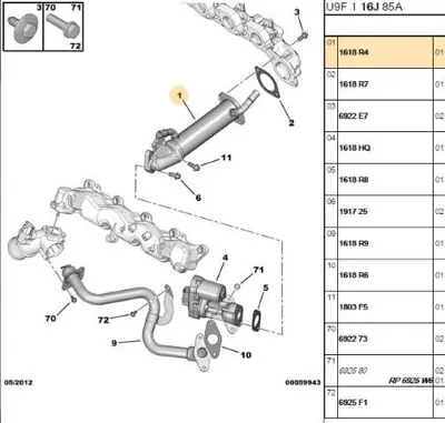 PSA 1618.R4 Su Esanjörü 1618R4 1683527