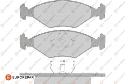 EUROREPAR 1617259880 Fren Balatası 1617259880