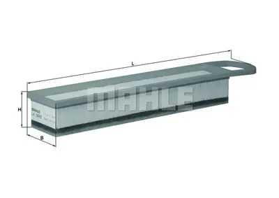 BEHR MAHLE LX2843 Hava Filitresi 1444RK 1444RW 1444XG 1444RJ 1444RV 1611158080 13717534825 E147242 V760954780 7534825
