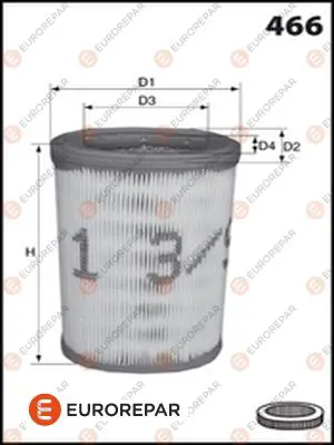 EUROREPAR E147325 Hava Filitresi 55183562 E147325 E147325