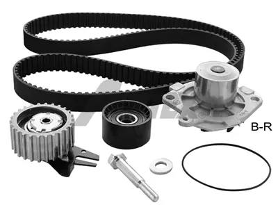 AIRTEX WPK-1595R03 Su Pompalı Triger Seti 1278179J50 1278179J51 1281079J51 1281079J52 1334234 1740079J50 1740079J51 46341602 46352133 46432248 46457742 46512248 46515970 46515972 46548288 46791187 55183527 55187100 55190554 55191315 55192323 55200441 55208381 55212159 55215666 55238027 5636456 5636475 5636743 5636745 5636954 60813590 60813592 60814609 60815559 6334003 71719643 71736714 71747799 71771