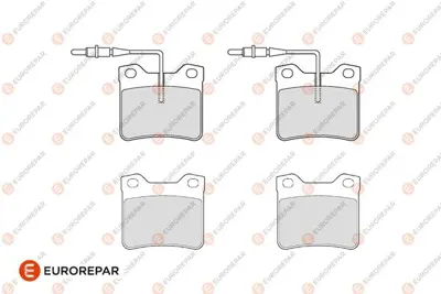 EUROREPAR 1686276280 Arka Fren Balatası 1686276280