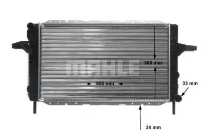 BEHR MAHLE CR 376 000S Radiatorford Sıerra R88BB8005NB