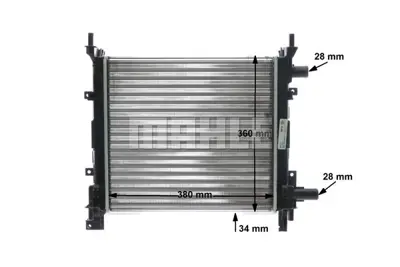 BEHR MAHLE CR 626 000S Radiatorford Ka XS5H8005EA