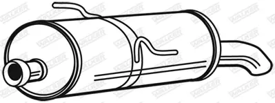 PSA 1730.20 Arka Egzoz Susturucu 173020 1726TT 1730AW 1730EC 1726SF 1726TP 1726TQ 1726WX 1730GN 173021