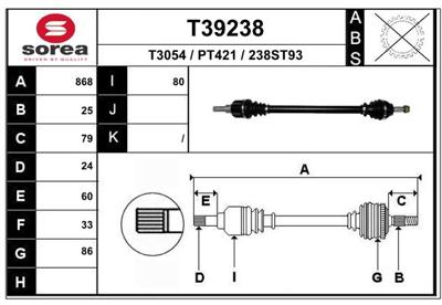 PSA 9816028680 Aks Sağ C3 Pc 9816028680 1622959880