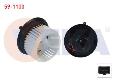 VEKA 59-1100 Kalorıfer Motoru Alfa Romeo 147 (937) 2001-2010 - 156 (932) 1997-2005 46799643 RT8580 77364449 87185 34000 V46030004 715243 7701048753 7701048752 8EW351043431