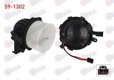 VEKA 59-1302 Kalorıfer Motoru Audı A4 (8k2) 2007-2015 - A5 (8t3) 2007-2017 - Q5 (8rb) 2008-2017 8T1820021 K92193 75610090 664123 92193 WG1796666 884576 AB182000P 87428 AI8394