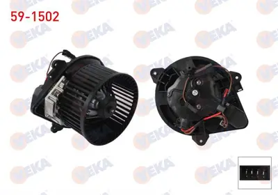 VEKA 59-1502 Kalorıfer Motoru Cıtroen Xsara 1997-2005 6441J4 6441N3 6441K4 172267F2 V2203182 V22031829 DCG1035 DEA07006 698254 7701044818