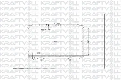 KRAFTVOLL 08040142 Motor Su Radyatoru Nissan Primera P12 Almera N16 2002> Duz Vites 21410BM400