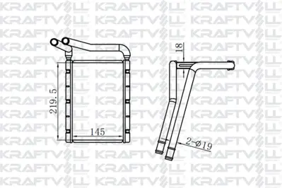 KRAFTVOLL 08050293 Kalorifer Radyator Vurgu Era (145x226x18) 971381