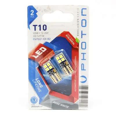 Photon PH7021 EX B2 T10 W5w Canbus Led (2'Li Blister) DV NCC NISSAN928 ROVERNCC SCANIA1406128 TRIUMPHNCC VOLVO172 WA148B X XSC1292AK