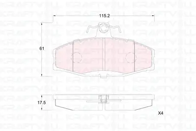 KRAFTVOLL 07010377 On Fren Balatasi Favorit 1.3 (82>97) Felicia 1 2 (1.3 1.6 1.9) 94>02 Caddy Ii 1.6 1.9 96>00 6U0698151A 13046029642NSETMS 262020 3169801516U0E 30116209 181317700 6U0698151B 1501224303 6U0698151C 363916060397