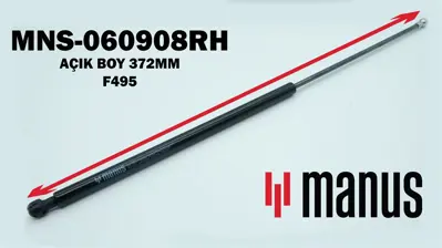 MANUS 060908RH Bagaj Amortisoru C5 Iii 11> 8731R7 8115650 ML5652 450788 BGS11141 9682256580 34438 PGS450788 8115651 416051