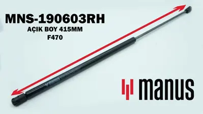 MANUS 190603RH Bagaj Amortisoru Kia Ceed 12> 81770A2000 81780A2000 8144237 358144237 3228144237 ST876664 431037 1315431037 GF8144237 63431037