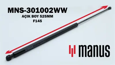 MANUS 301002WW Bagaj Amortisoru 206 Sw QTS128694 GS0336 57269595 446051 2021553 8731G4 9642210080 430719033600 LIP128694 11409100016