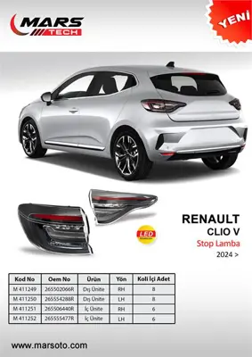 MARS 411252 Stop Sol Ic  Renault Clio V Faz  265555477R