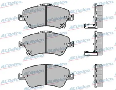 DELCO AC0581316D Fren Balatasi Ön Corolla 07>12 Auris 07>12 1.4 D4d GDB3481 8780D1571 446502370 BP12439 8227940 12439 986494260 116296 811013085 1084LSX