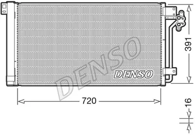 DENSO DCN32020 Condenser. Air Conditioning Vw Multivan V 7h. 7e 8FC351317654 7H0820411B AC672000P VWA5236 VNA5236D 30311545CP BC478 BC962 7H0820411C AC672000S