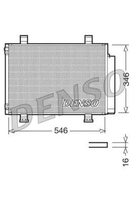 DENSO DCN47001 Condenser. Air Conditioning Suzuki Swift Iii 05- 9531063J00 8FC351303494 8142009 501321 8FC351303491 394000 52005087Y AC456000P CD100399M 8FC351304431