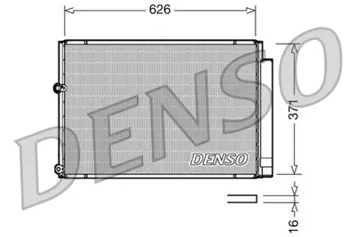 DENSO DCN50018 Condenser. Air Conditioning Toyota Prius W1 00- CO4510 8845047020 AC813000P 8153031 TO5429D 8FC351304781 DCN50018 946479 905785 2064706