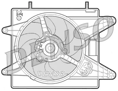 DENSO DER09008 Fan. Radiator Fiat Marea 96-07 46430980 7787852 46550400 46539871 FT7510 5041215 46472598 43070 69422004010 DER09001