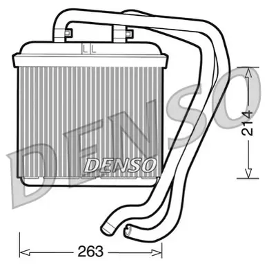 DENSO DRR12004 Heat Exchanger. İnterior Heating 669509 409000N 504026720 WG1919960 8205004SX RA2140001 71810 28006048 103129 93775