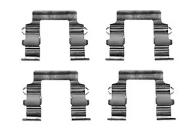 TRW PFK336 Aksesuar Kiti Disk Fren Balatasi Ön Aks Mitsubishi 315411 1987474231 MB011610 LX0225 1161Q 1950 8105421580 8DZ355202431 901161 A02262