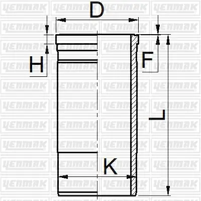 YENMAK 51-06071-000 Gomlek Q111.12mm Std-Volvo-1113-1114 331WN03 780565 88045110