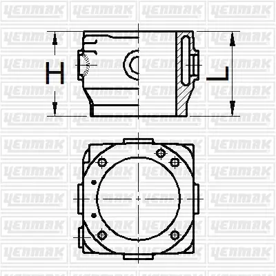 YENMAK 51-95576-000 Gomlek Q100.0mm Std-Compresor-Daimler Benz Tga 1 51541056021 89535110