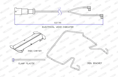 FERODO FAI181 Cv İkaz Fişi 96150 FAI181 UAI181