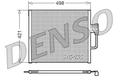 DENSO DCN05015 Condenser. Air Conditioning Bmw 3 E36 90-00 64538391647 TSP0225018 CT11299 F453627 8880400062 35105 F4AC1025 8022017 35585 8FC351037051