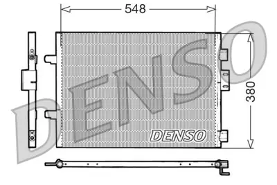 DENSO DCN23007 Condenser. Air Conditioning Renault Clio Ii 98- 817602 7700436062 920211 KDRT402 RT5315 RTA5315 53546 8093038 9931201 52939203