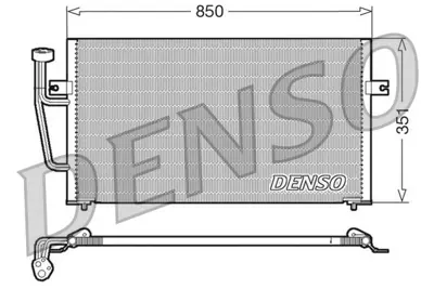 DENSO DCN33007 Condenser. Air Conditioning Volvo S40 I 95-03 94306 30871579 KTT110067 161036 V95620010 8FC351036661 8FC351036671 350213 TSP0225143 AC462000P