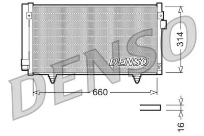 DENSO DCN36003 Condenser. Air Conditioning Subaru Forester 08- 73210FG000 73210SC001 73210SC010 73210SC000 73210SC011 73210SC003 73210SC002 73210SC012 73210SC013 35855