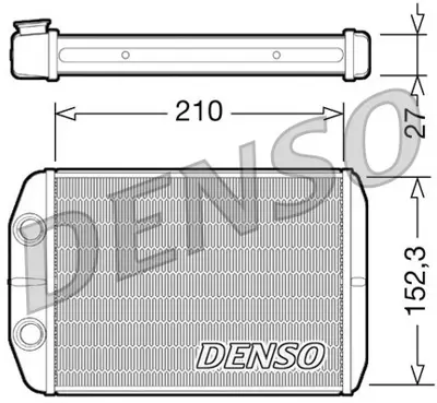 DENSO DRR09073 Heat Exchanger. İnterior Heating Fiat Bravo Ii 06 17006395 77364969 55146278 60176395 RA2111400 FT6395 DRR09073 105743 89018N 5G7810100