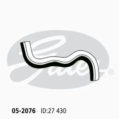 GATES 05-2076 05-2076 Curved Hose ZJ3815185C