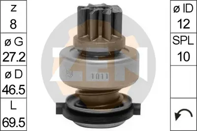 ZEN 1011 8 Dis Nissan Micra Ccw ZN1011 2330099B00 225472A 138874 1006209932 SD0081 10110110 2036 2330094850 225472