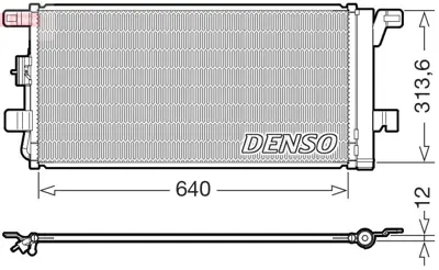 DENSO DCN02049 Condenser 80A816411 80A816411G 80A816411N 80A816411M 30114 3015706 42047N 55307DN8 43828 350463